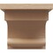 Ekena Millwork 10"W x 10"D x 10"H Wide Alma Rough Cedar Woodgrain TimberThane Corbel, Primed Tan CORUR10X10X10ALMRCPR - alternate 6